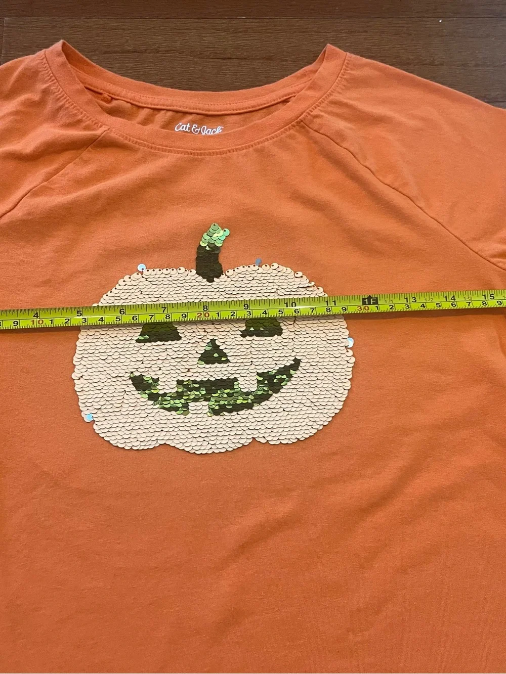 Girls Cat&Jack Halloween Reversible Sequin Shirts Size 14/16